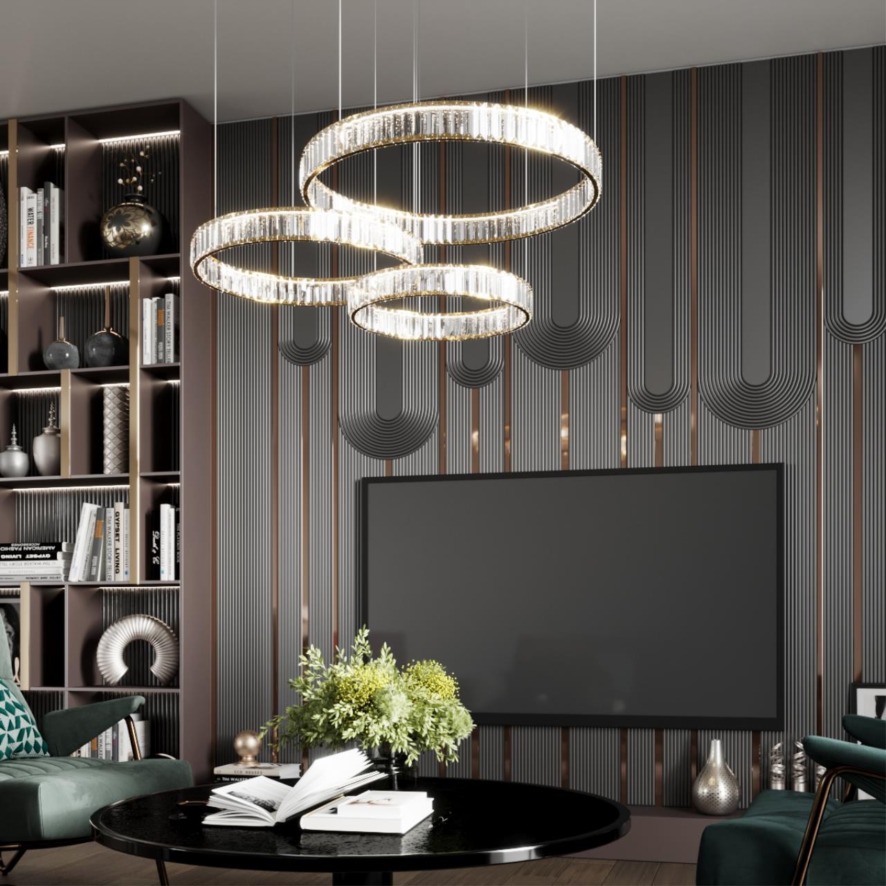 Подвесная люстра кольцо Odeon Light Vekia 5015/45L