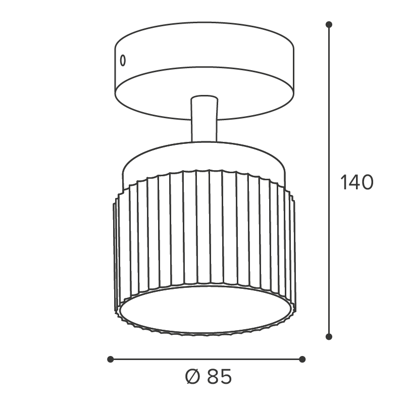Накладной спот WOLTA Muse WSL-GX53/19WG-2