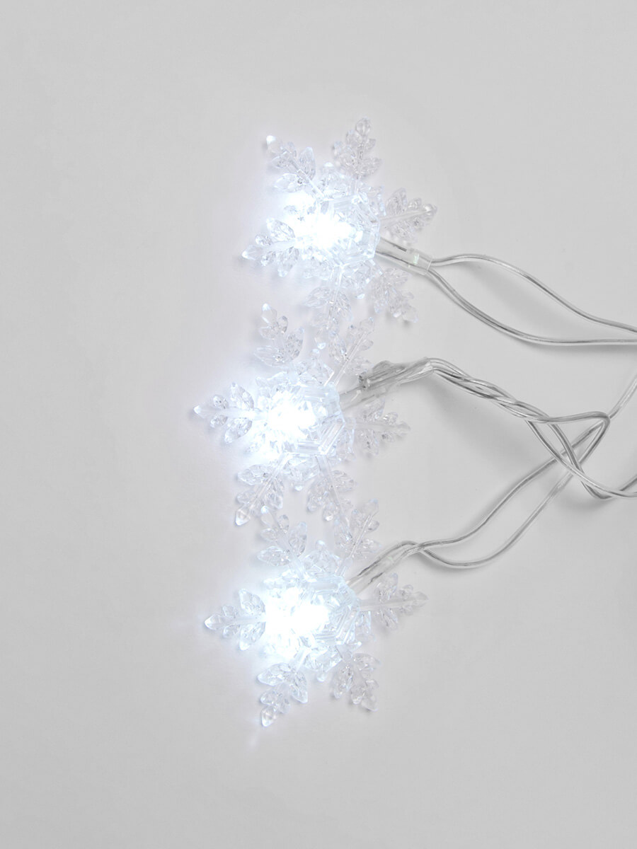 Светодиодная гирлянда (07930) Uniel сакура 220V белый ULD-S0700-050/DTA White IP20 SNOWFLAKES-1