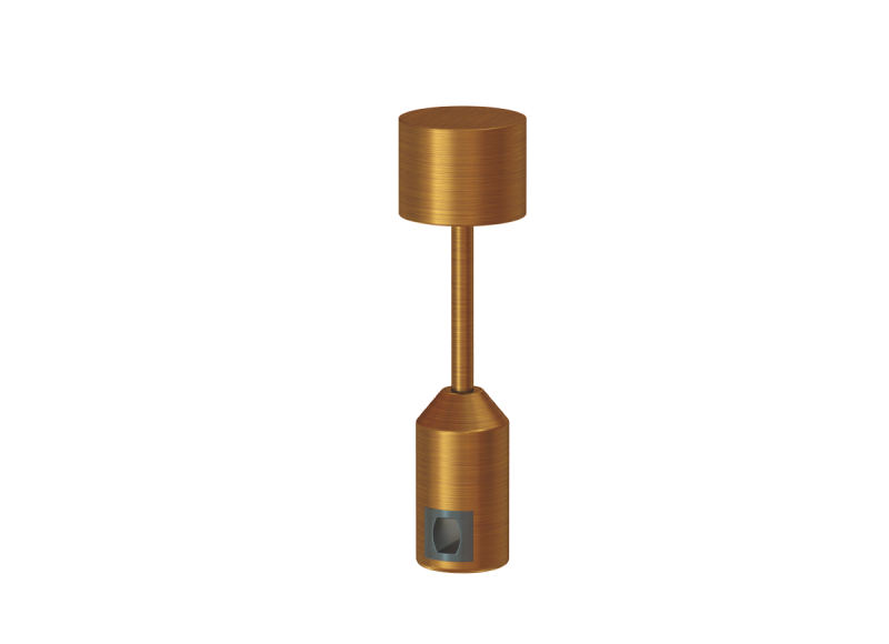 Адаптер с подводом питания на стойке Donolux Magnet Modular System Power Connector H135 BBr DL20225