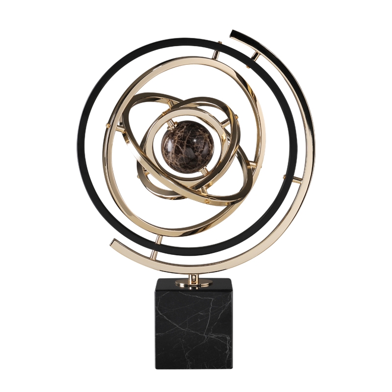 Статуэтка ArtHomeDecor Saturn 4171 L BK GD
