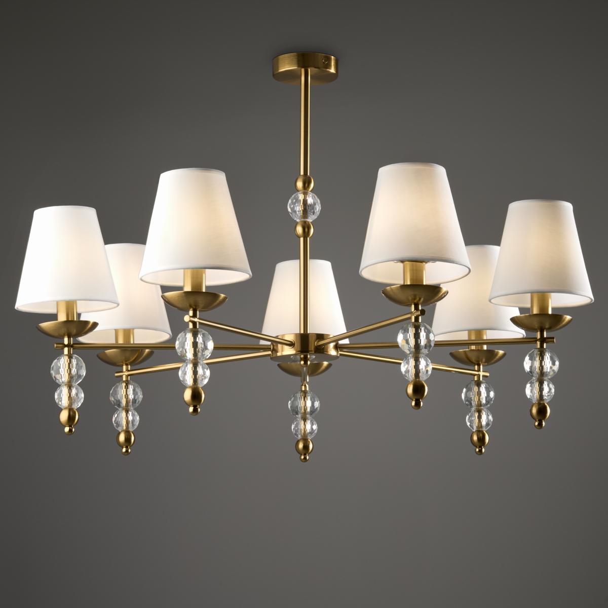 Люстра на штанге Freya Side FR1009CL-07BS