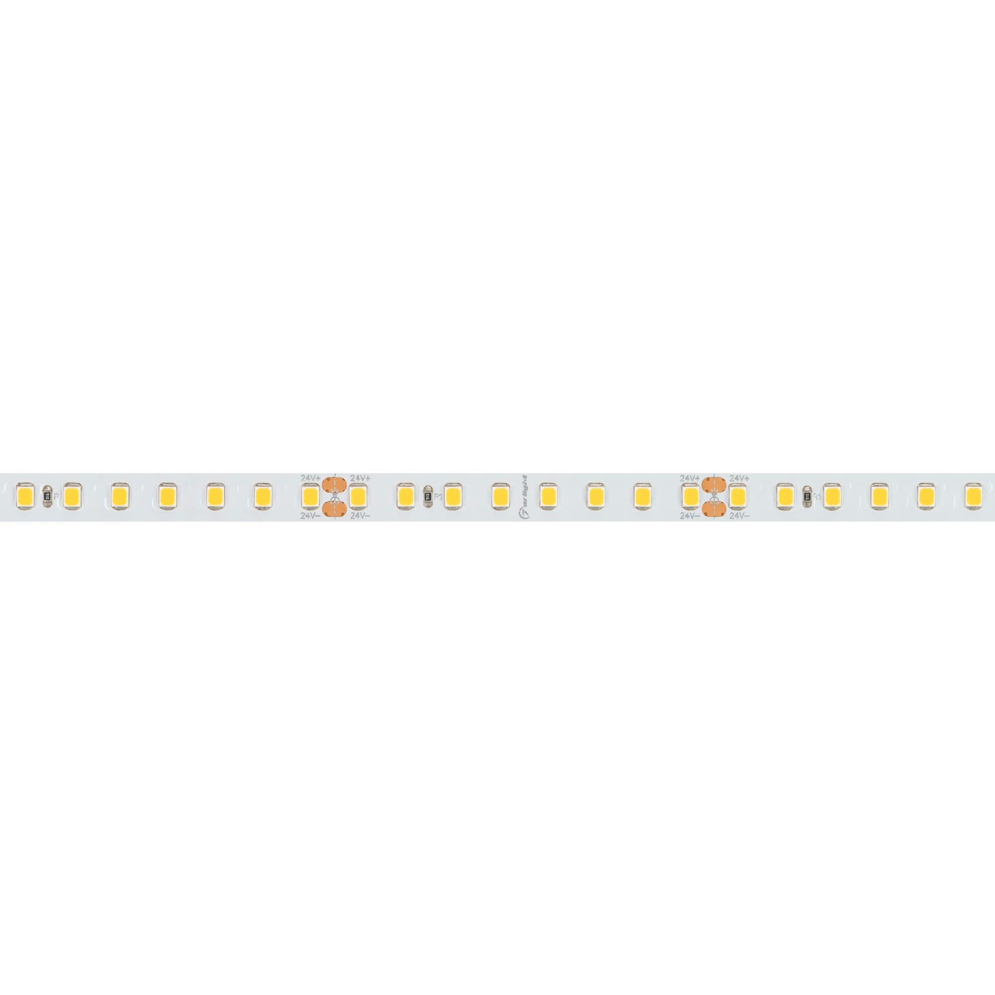 Светодиодная лента Arlight RT-A128-8mm 24V Warm3000 (9.6 W/m, IP20, 2835, 5m) 038758