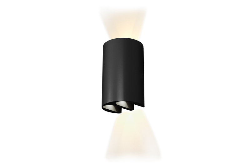 Настенный светильник iLedex Double ZD8161-12W BK