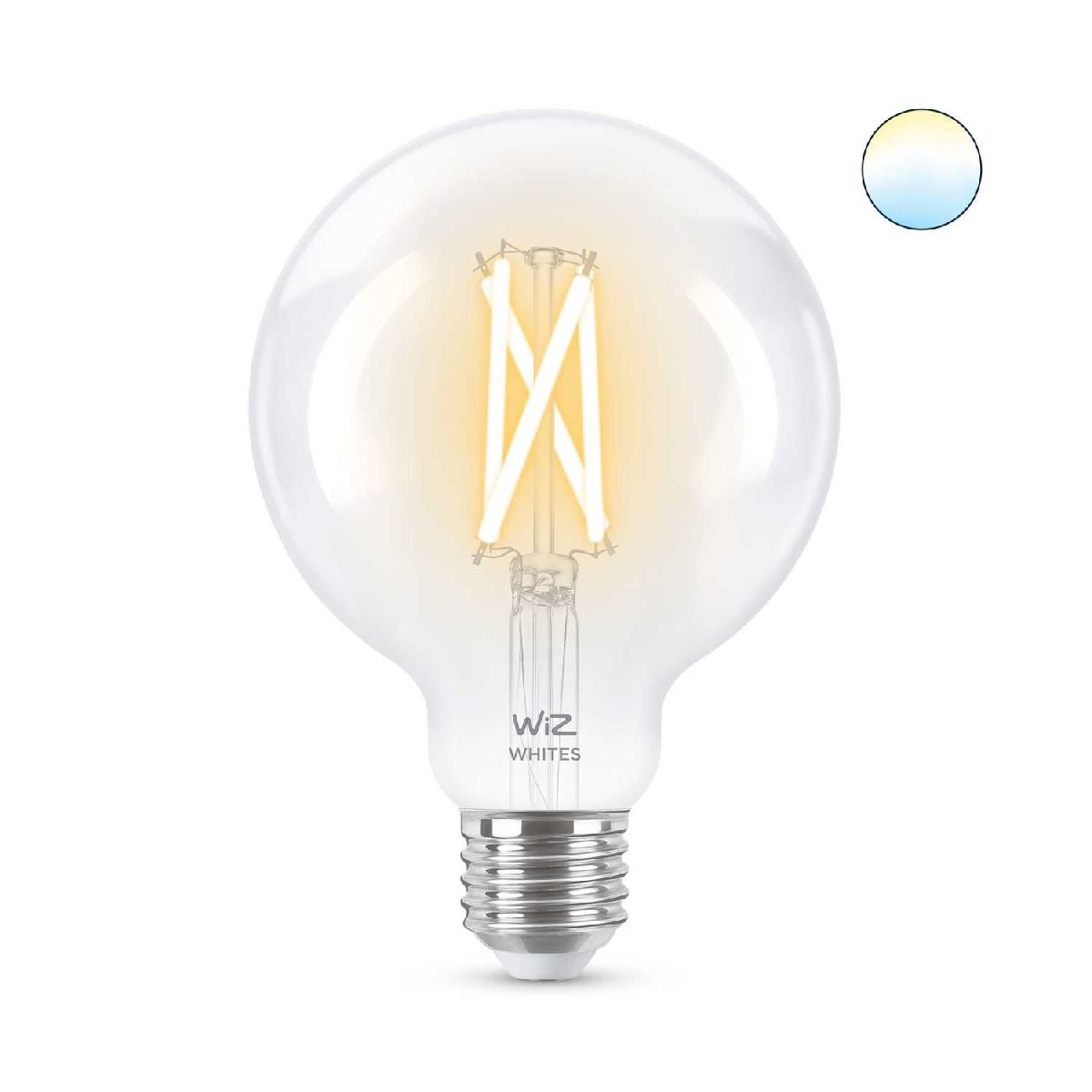 Умная светодиодная лампа Wiz Wi-Fi BLE60WG95E27927-65CL1PF/6 E27 7W 2700/6500K 929003018201