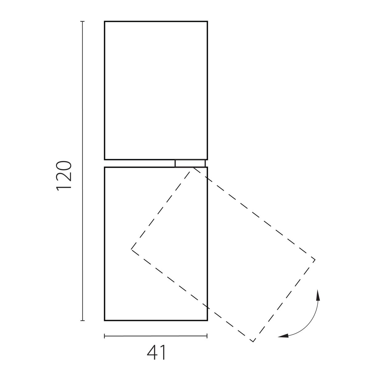 Настенно-потолочный светильник Lightstar Volta CCT 227008