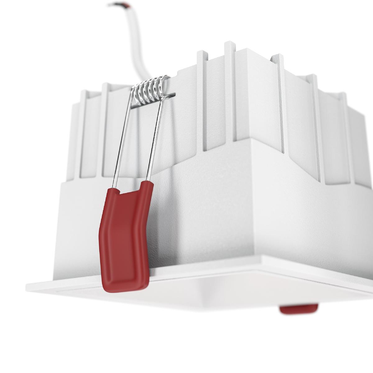 Встраиваемый светильник Maytoni Technical Alfa LED DL043-01-15W4K-SQ-W