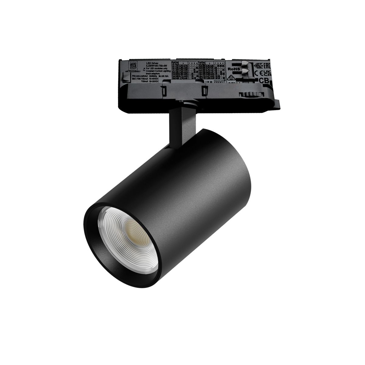 Трековый трехфазный светильник Quattro LED с адаптером Lightstar Alta Base A5237QT