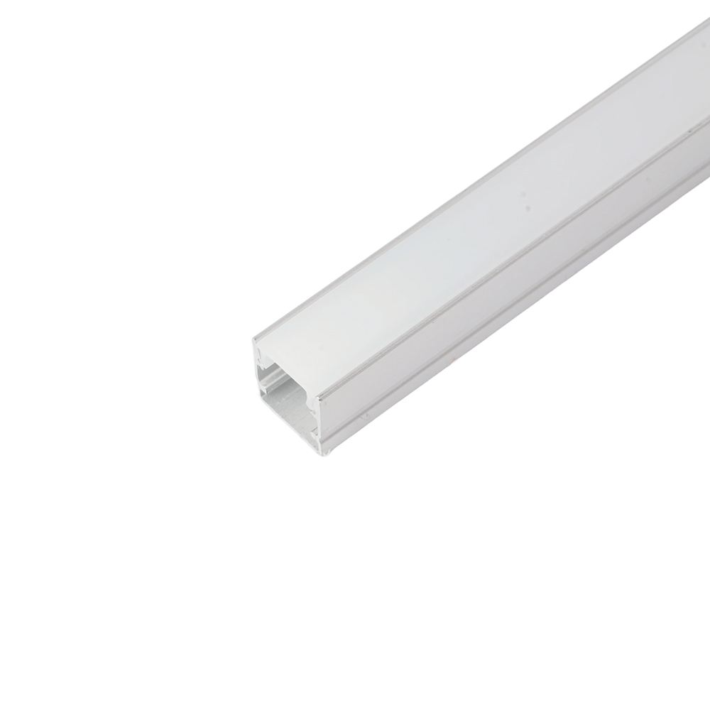 Профиль алюминиевый накладной, 10х10мм, серебро Feron CAB243 52151