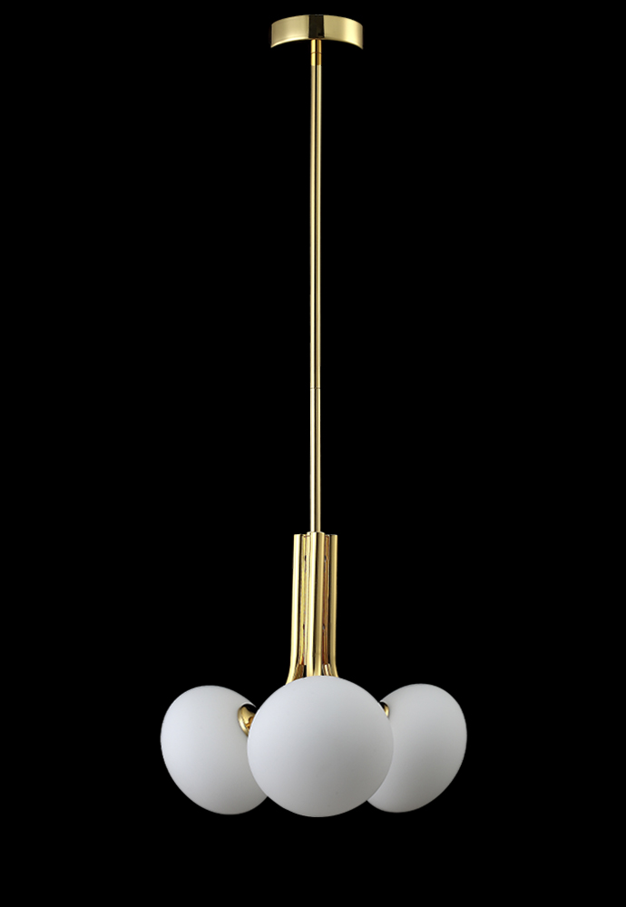 Подвесной светильник Crystal Lux ALICIA SP3 GOLD/WHITE