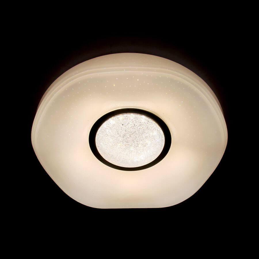 Потолочный светодиодный светильник Ambrella Light Orbital Crystal Sand FS1237WH 72W D490