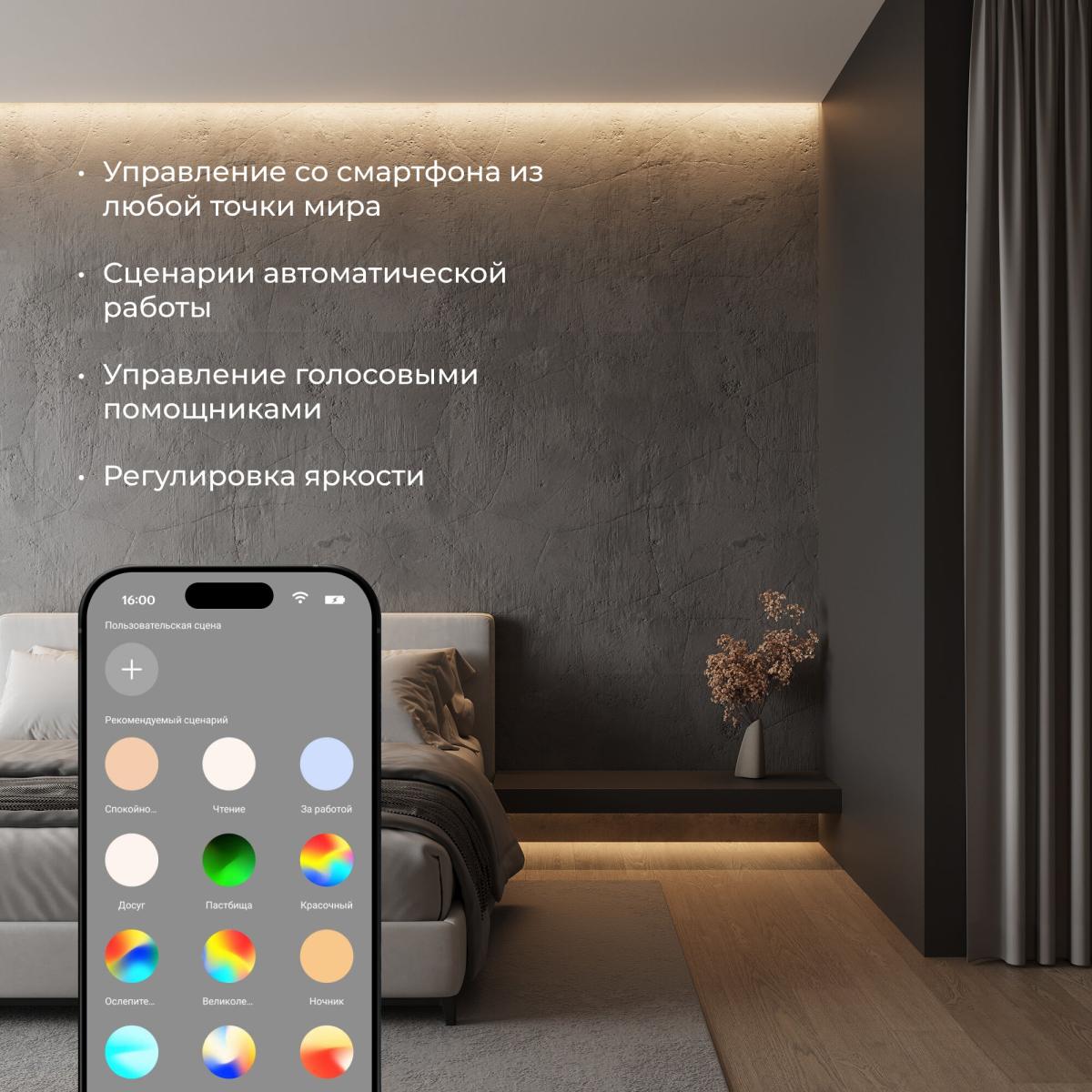Wi-Fi контроллер для светодиодных лент Elektrostandard RGBWW 12-24V 4690389172809