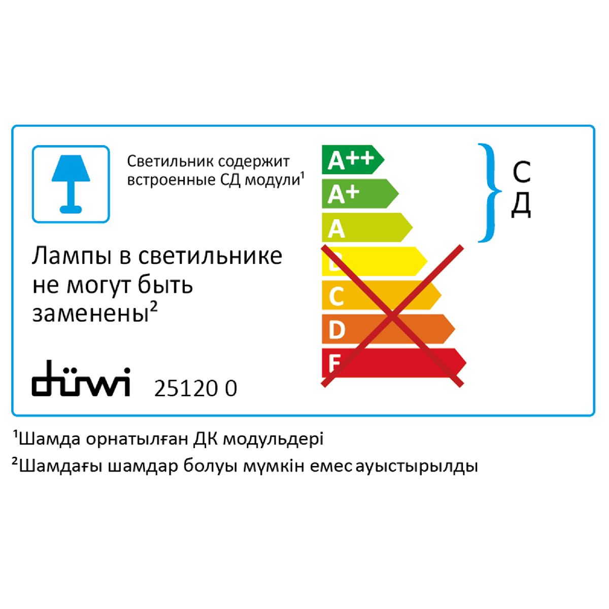 Настенно-потолочный светильник Duwi Round 25120 0