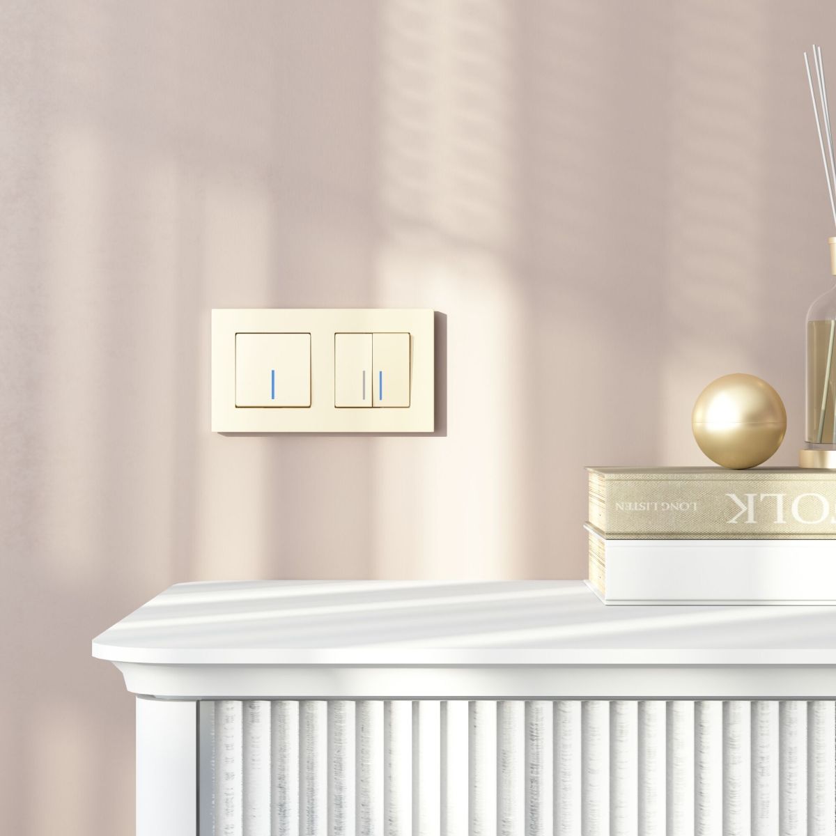 Рамка на 2 поста Werkel Slab (шампань софт) W0022911 4690389218378 a071624