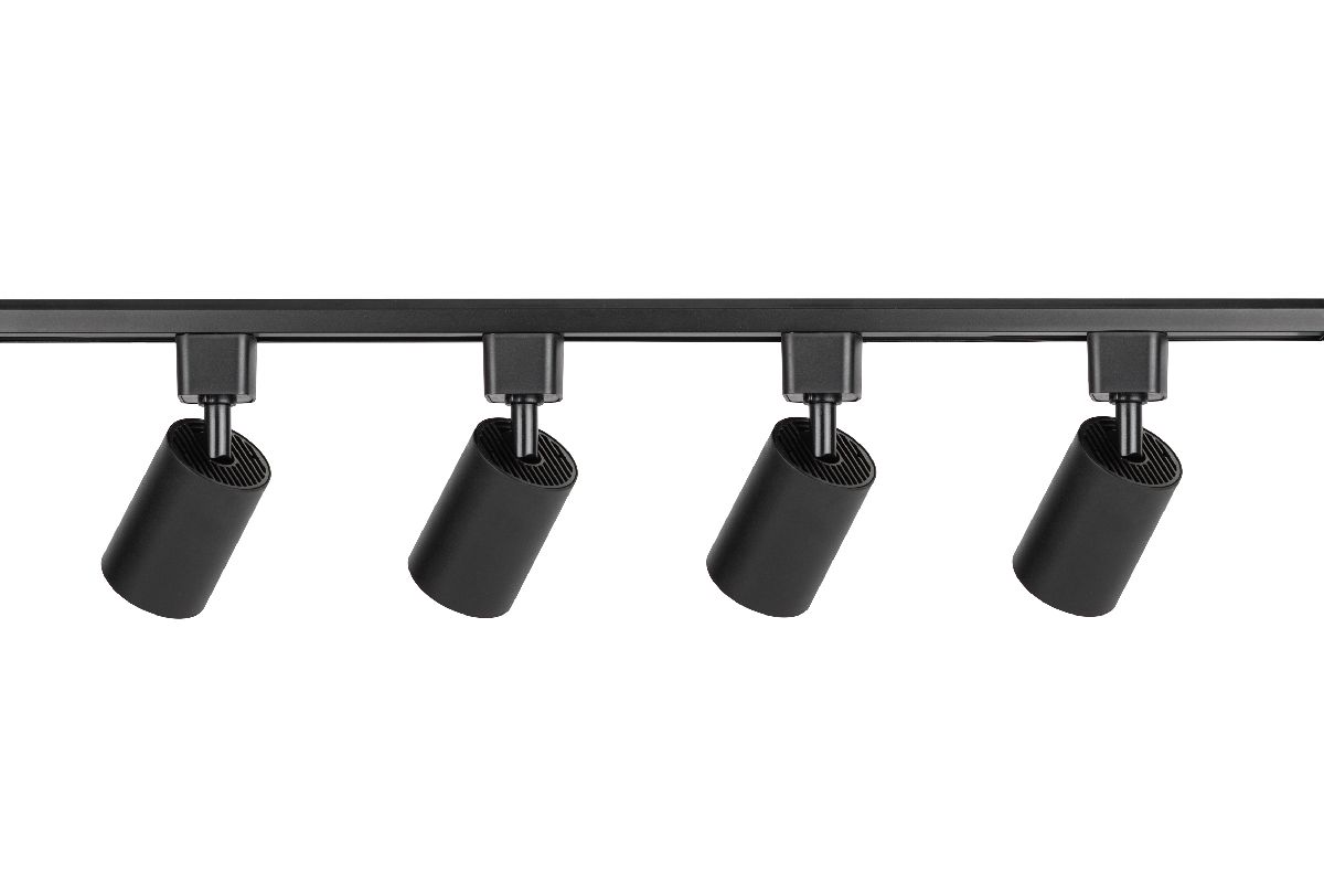 Трековый однофазный светильник (4 шт.) Эра TR70-SET4-GU10-BK Б0063956