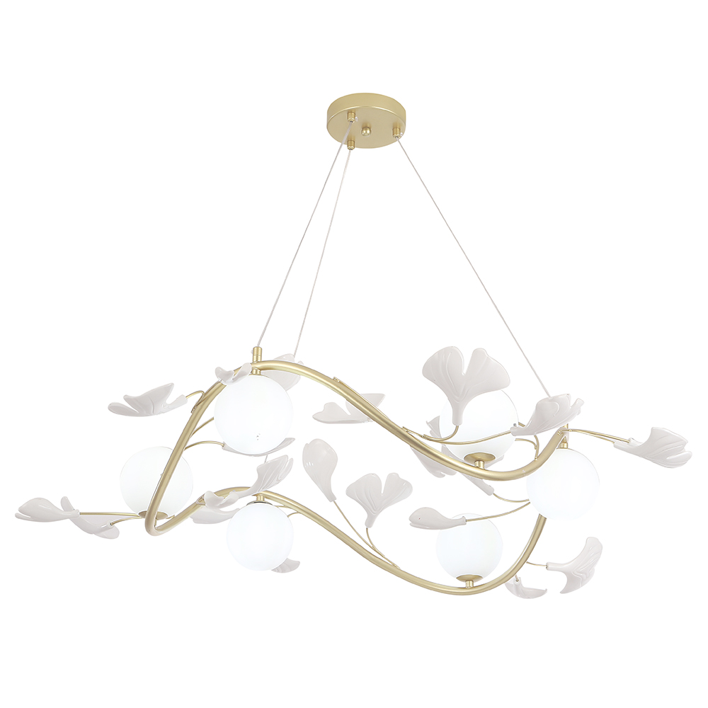 Подвесная люстра шар Crystal Lux COLIBRI SP6 GOLD