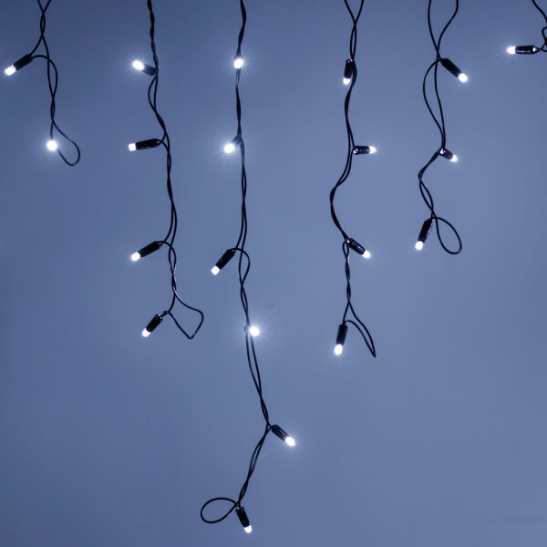 Светодиодная гирлянда Arlight ARD-Edge-Classic-2400x600-Black-88LED-Milk-Flash White 034125