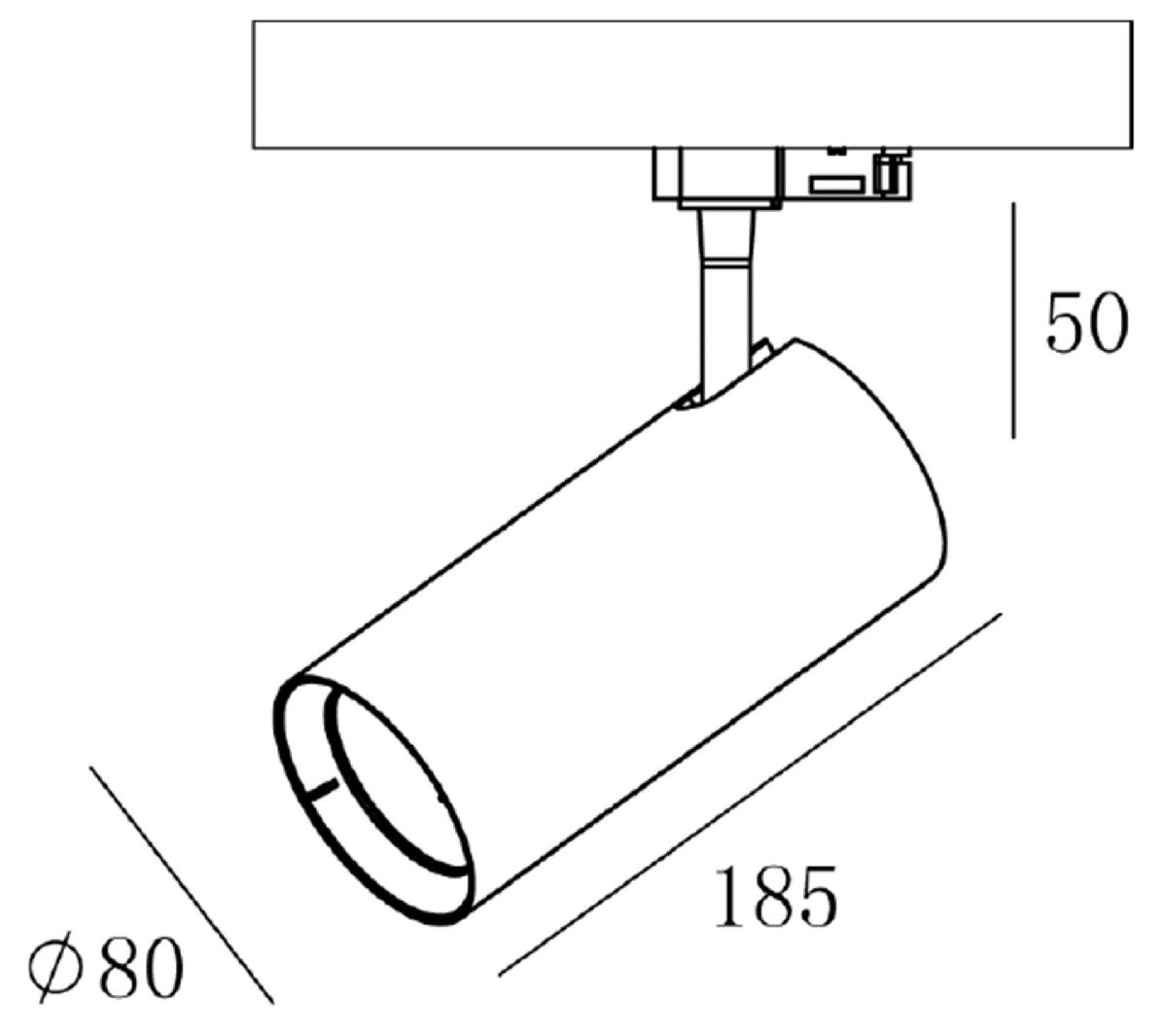 Трековый трехфазный светильник Deko-Light Horus 707102