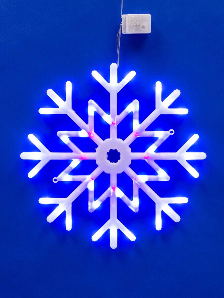 Подвесной светодиодный светильник «Снежинка » (UL-00001403) Uniel ULD-H4040-048/DTA MULTI IP20 SNOWFLAKE