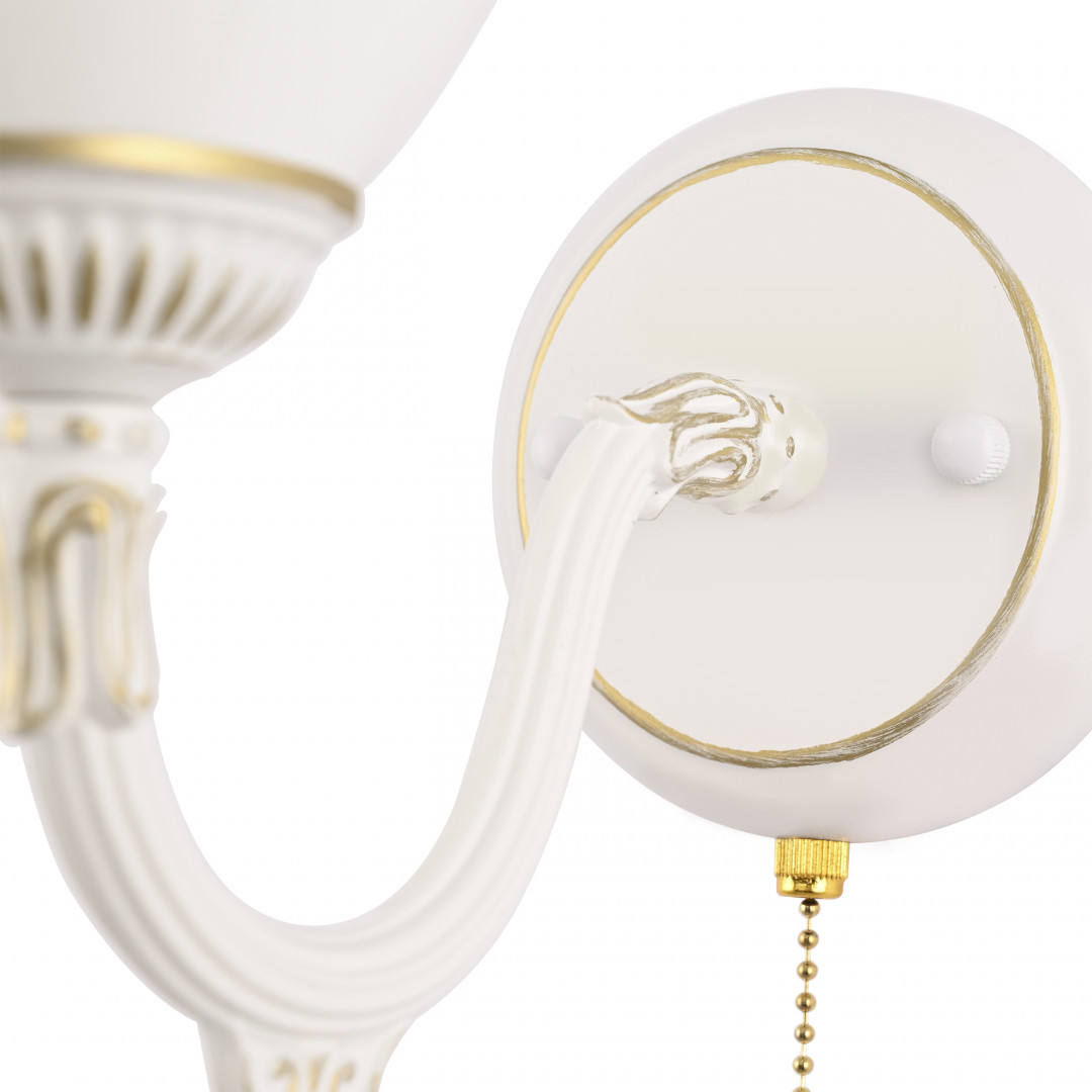 Бра классика Arte Milano 347837/1W WT+G