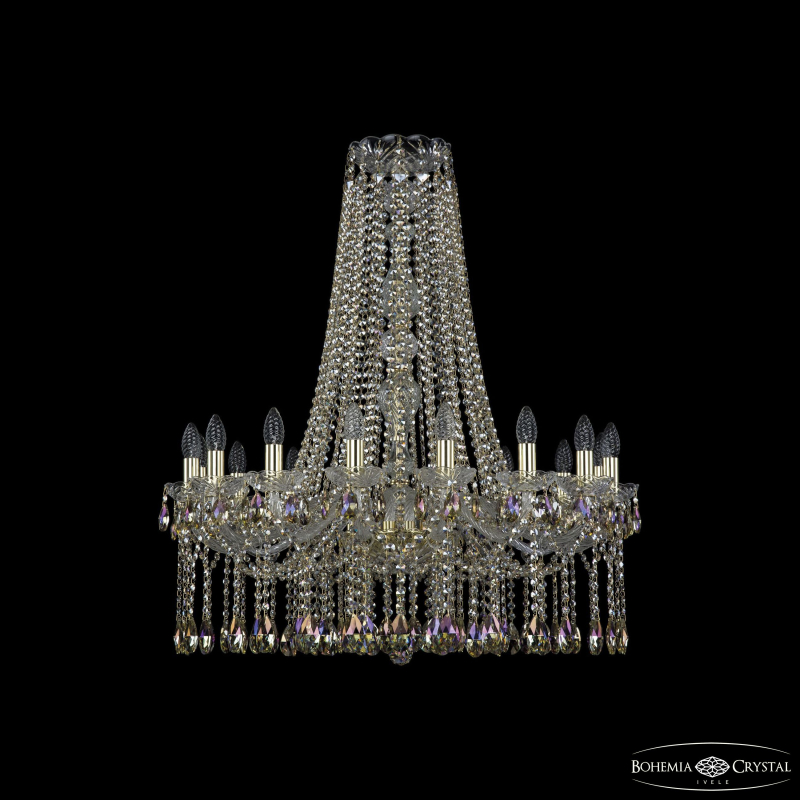 Подвесная люстра второго света Bohemia Ivele Crystal 1413/16/300/h-93 G R801