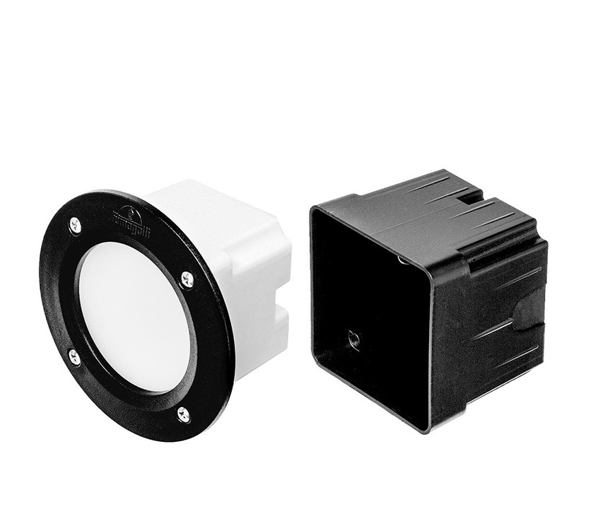 Встраиваемый уличный светильник Fumagalli Leti 100 Round 2C1.000.000.AYG1L