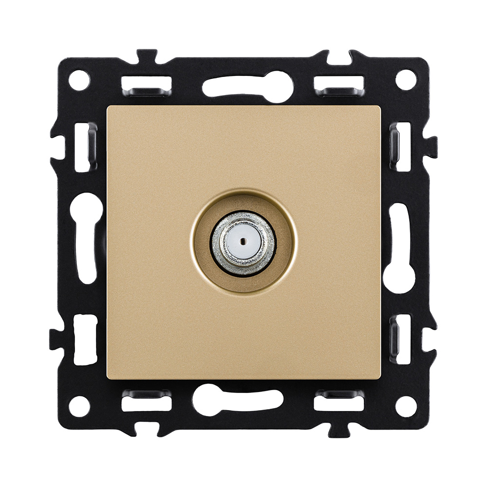 Розетка TV, золотой Kollinger Asthetik AS-020GD