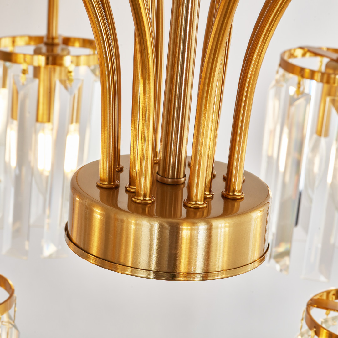 Люстра на штанге Arte Milano AM 2328B.D800.H700.E14.12 G