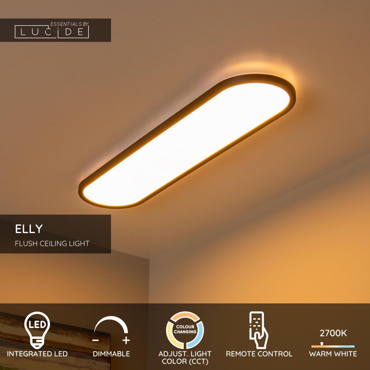 Потолочный светильник Lucide Elly 07121/36/30