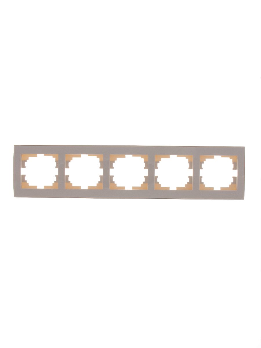 Рамка 5-местная горизонтальная Lezard Rain 703-0303-150
