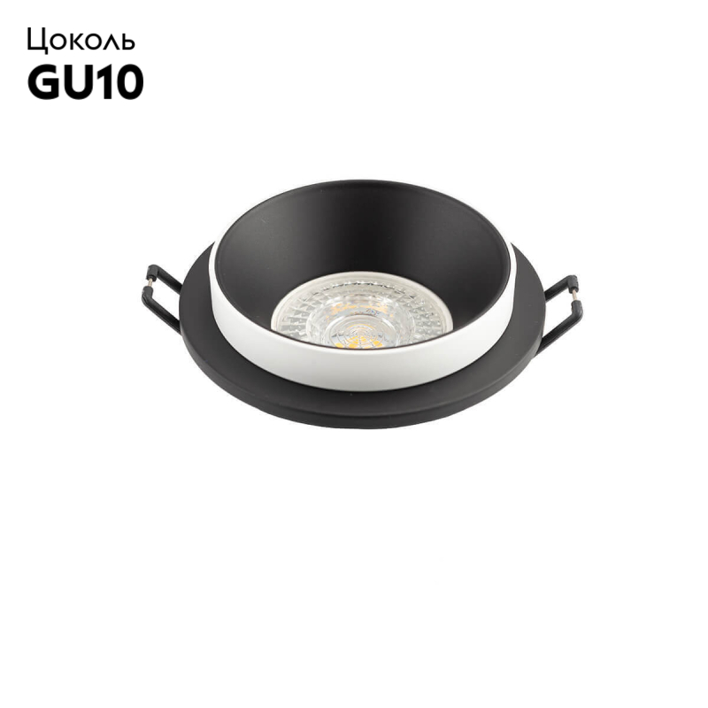 Встраиваемый светильник Denkirs DK2400-BK