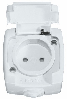 Розетка со шторками Schneider Electric Рондо RS16-126B-BI