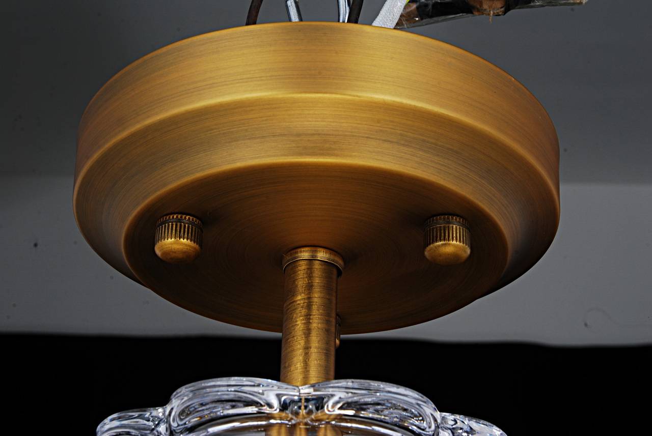 Потолочный светильник стеклянный Arte Lamp Schelenberg A4410PL-1SR