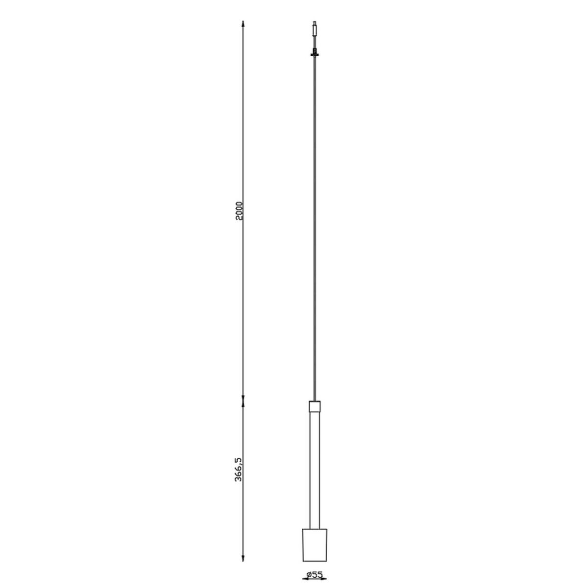 Подвесной модульный светильник без основания Mantra Fugaz 9328