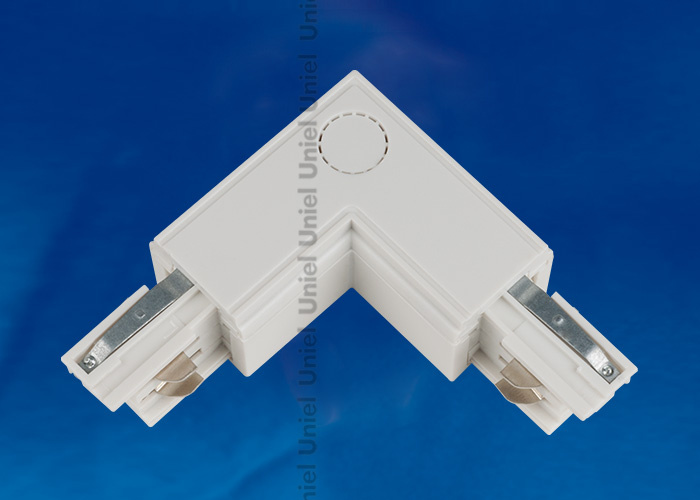 Соединитель для шинопроводов L-образный внутренний (09767) Uniel UBX-A22 Silver