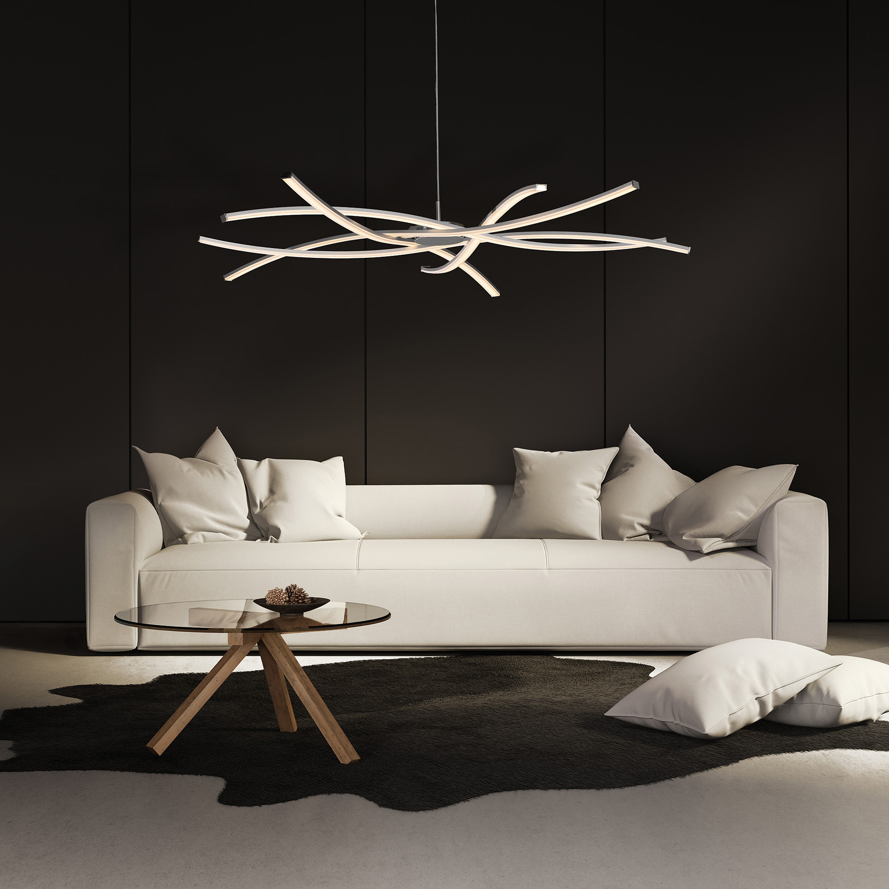 Подвесная светодиодная люстра Mantra Aire Led 5910
