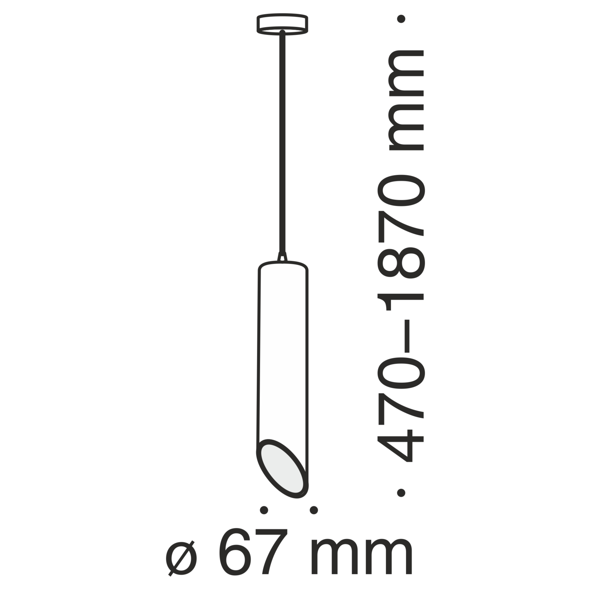 Подвесной светильник Maytoni Vela P027PL-01B