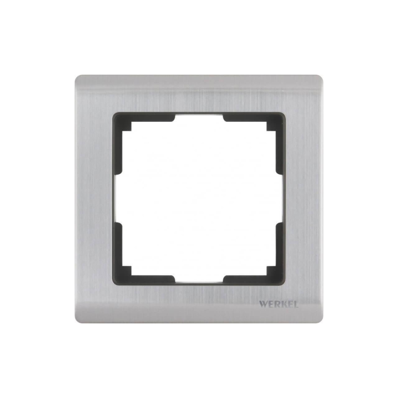 Рамка Werkel Metallic на 1 пост глянцевый никель WL02-Frame-01 4690389045905