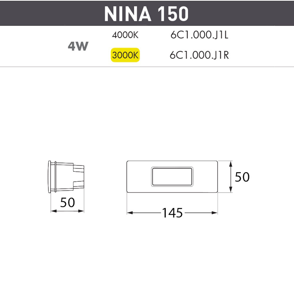 Уличный светодиодный светильник Fumagalli Nina 6C1.000.000.LXJ1L