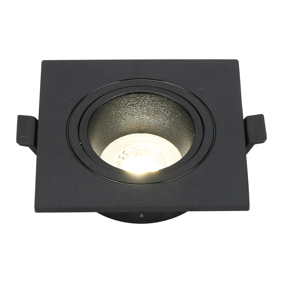 Встраиваемый светильник General GCL-MR16-SQ-BLACK 661283