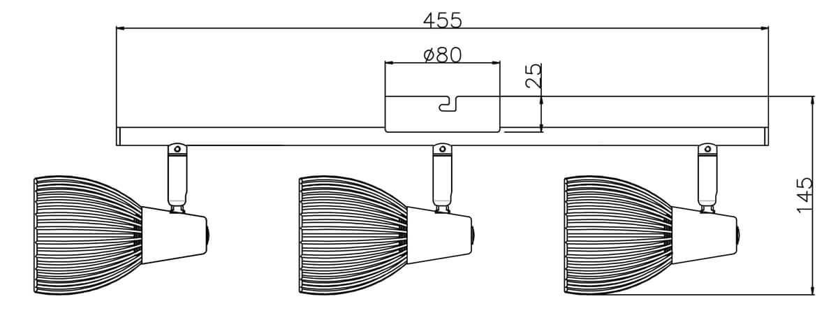 Спот Rivoli Distratto 7004-703 Б0038108