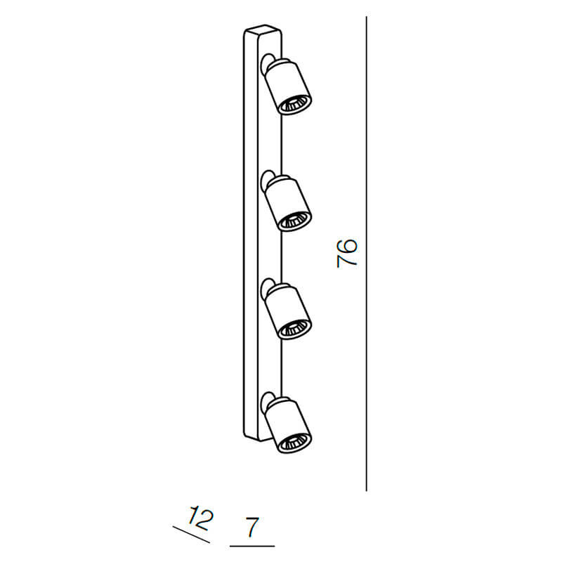 Спот Azzardo Tomi 4 PR AZ0665