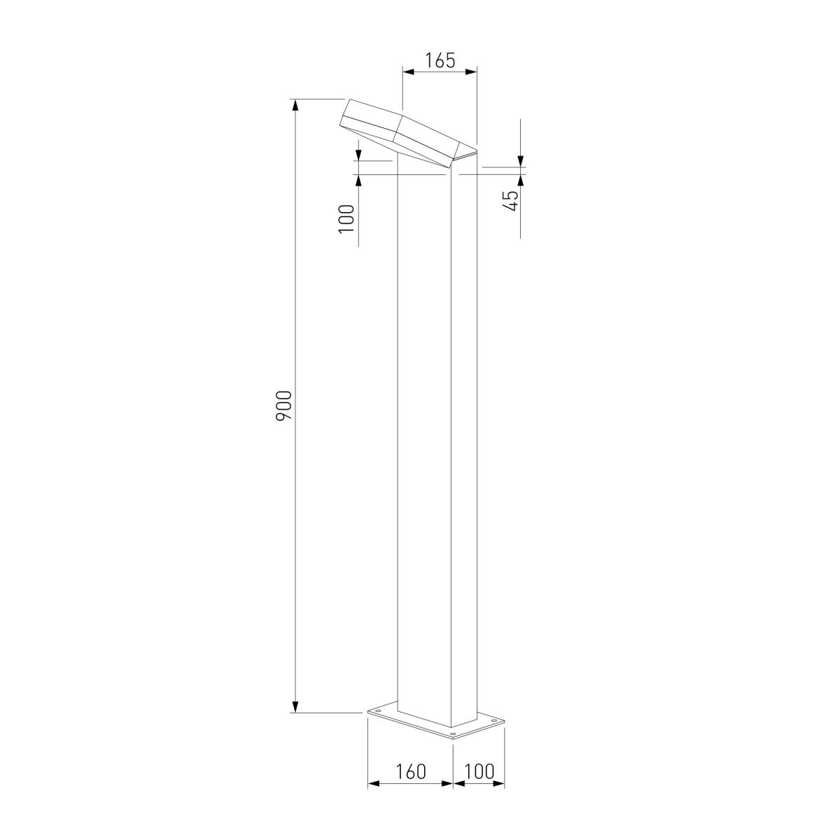 Ландшафтный светильник Elektrostandard Sensor 1542 TECHNO LED черный 4690389219238 a072088