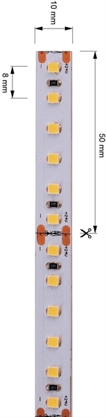 Светодиодная лента Deko-Light Flexibler LED Stripe 24В 2835 94Вт 3000K 10м IP20 840291