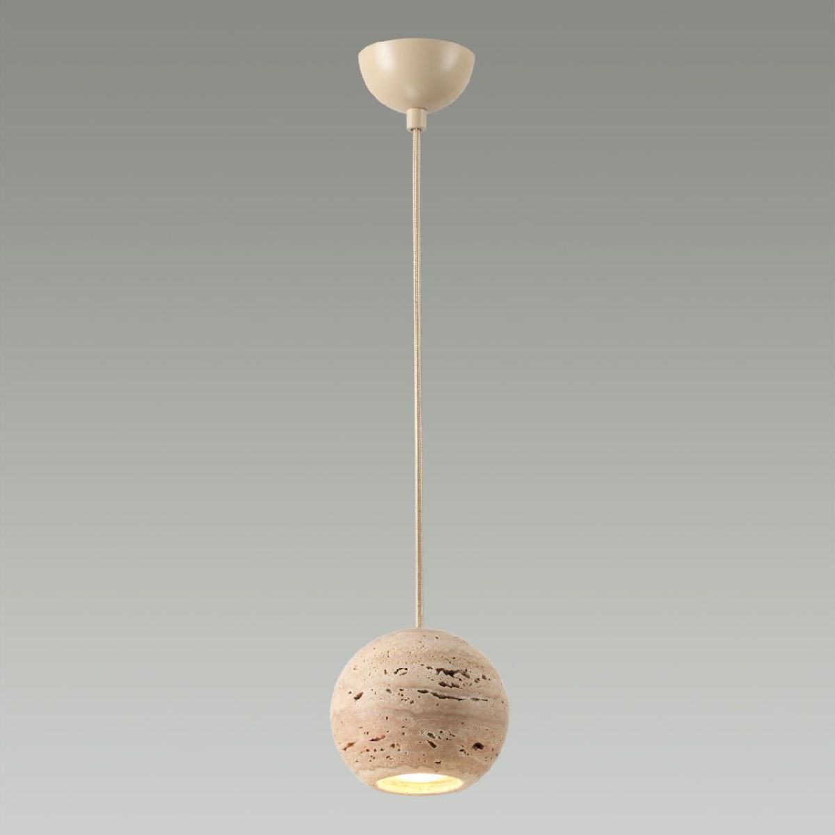 Подвесной светильник шар Odeon Light Travertino 6625/1L