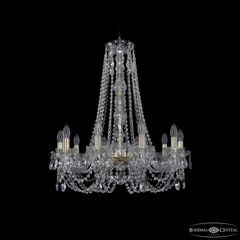 Подвесная люстра Bohemia Ivele Crystal 1406/10/240/h-75 G