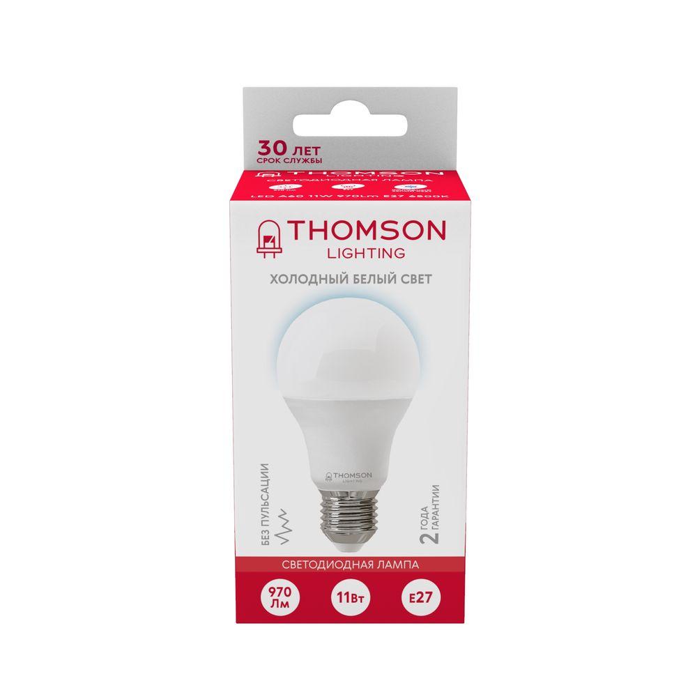 Лампа светодиодная Thomson E27 11W 6500K груша матовая TH-B2303
