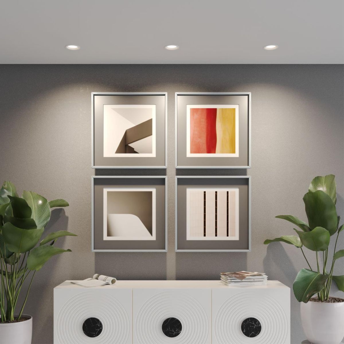 Встраиваемый светильник с переключателем цветовой температуры и угла рассеивания Novotech Wir Rayne 359840