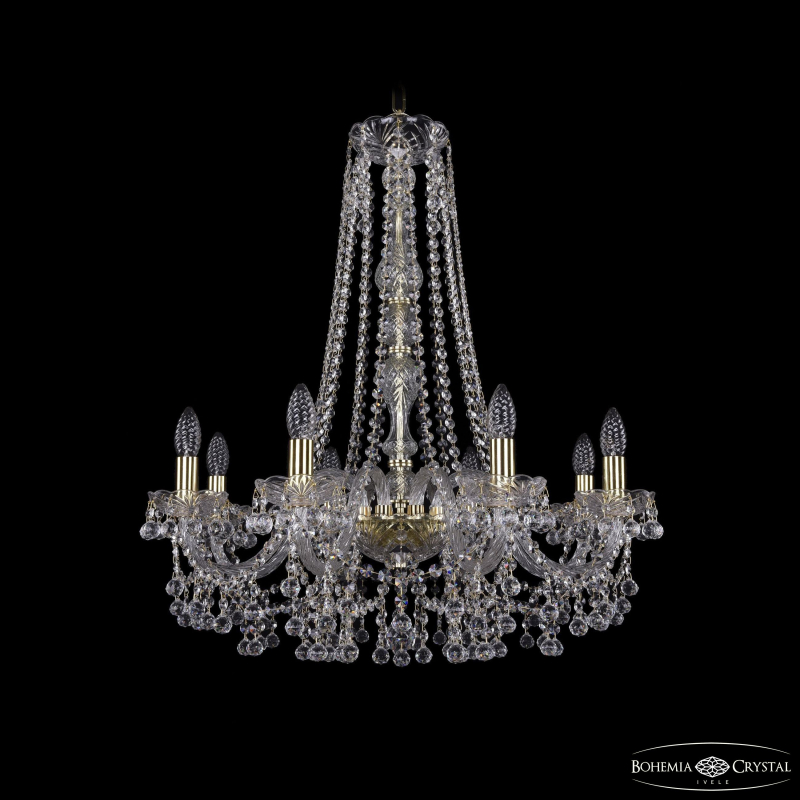Подвесная люстра Bohemia Ivele Crystal 1409/8/240/h-75 G
