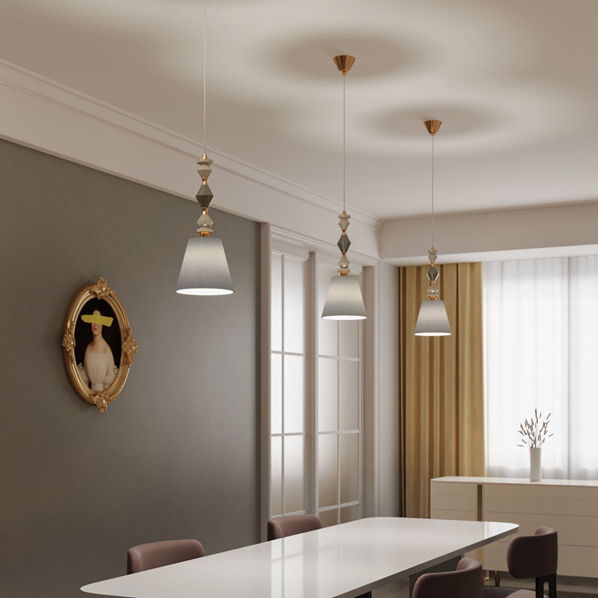 Подвесной светильник Eurosvet Olaria 104012 латунь a071402